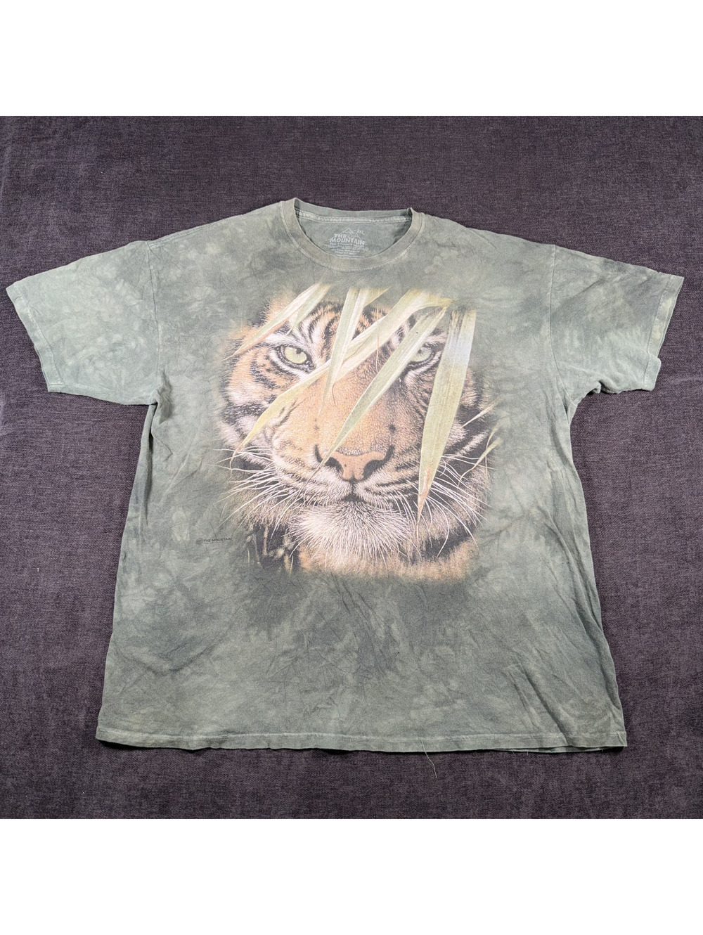 The Mountain Men's 2XL Tiger Face Graphic T-Shirt